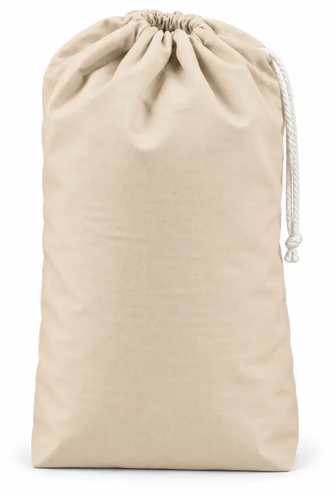 Sac à linge fond plat 100% polyester 170 gr/m² avec poignée de fond