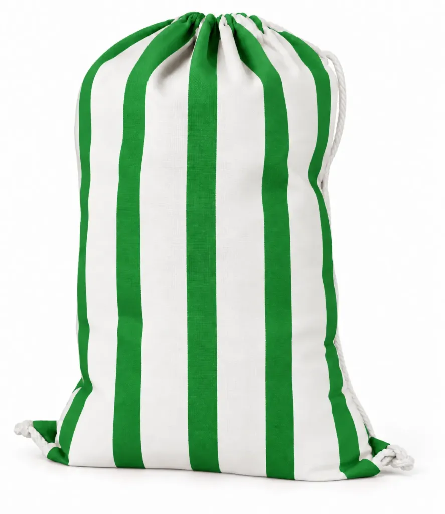Sac à linge fond plat 100% polyester 170 gr/m² avec poignée de fond